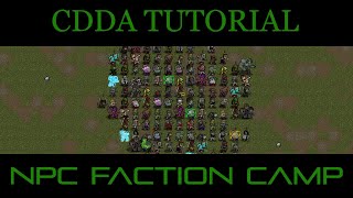 CDDA  Tutorial Lets Play 101  Faction Camp Info Dump [upl. by Karlotte]