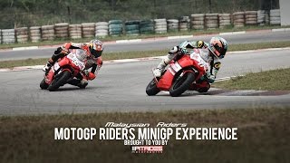 MotoGP Riders MiniGP Experience  Event [upl. by Ennasirk]