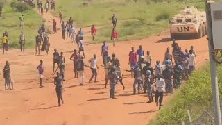 South Sudan Chinese peacekeepers resolve conflict in Juba refugee camps [upl. by Acinorev964]