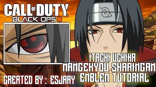 MANGEKYOU SHARINGAN Emblem  Black Ops 3 Tutorial [upl. by Nahttam]