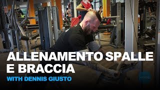 Allenamento spalle e braccia con Dennis Giusto [upl. by Farmer]