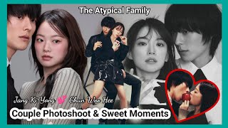 Jang Ki Yong and Chun Woo Hee Couple Photoshoot  Sweet Moments  The Atypical Family 2024 KDrama [upl. by Auqinet]