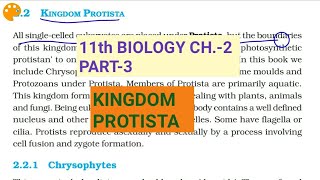 Class 11 BiologyCh2 Part3Kingdom ProtistaStudy with Farru [upl. by Dotti]