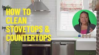 How to Clean Stovetops amp Countertops with PineSol [upl. by Buxton]