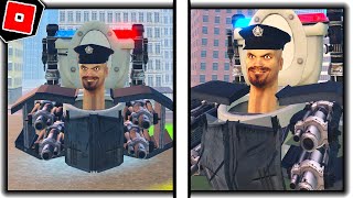 How to get FLYING POLICE SKIBIDI TOILET MORPH in SKIBIVERSE  Roblox [upl. by Aruon]