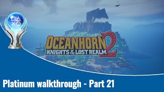 Oceanhorn 2 platinum playthrough part 21 quotQuite a viewquot and quotBounty Hunterquot trophies [upl. by Petie682]