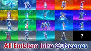 All Emblem Intro Cutscenes Fire Emblem Engage Major Spoilers [upl. by Enelegna]