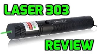 Laser 303 Green 532nm Burning Laser Pointer Review [upl. by Senilec]