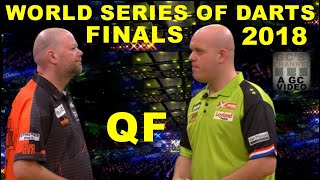 van Barneveld V van Gerwen QF 2018 World Series of Darts Finals [upl. by Suoiluj]