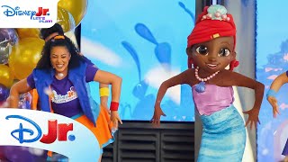 Disney Jr Let’s Play Party Stage Show  Disney Jr’s Ariel  The Little Mermaid 🧜🏾‍♀️ disneyjr [upl. by Saimon]