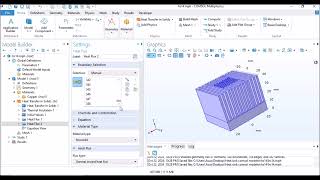 Heat Transfer in heat sink in COMSOL Part215 [upl. by Egni]