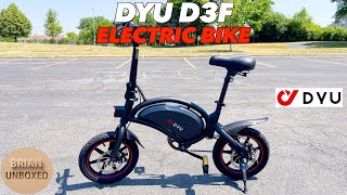 DYU D3F Electric Bike  Full Review [upl. by Naltiak421]