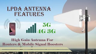 5G High Gain Log Periodic Antenna Setup Installatioon Guide  LPDA Antenna Manufacturer Dealer [upl. by Zacherie]