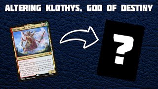 MtG Altered Art  Klothys God of Destiny  Border Extension [upl. by Yruoc205]