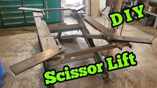 DIY 6000lb Scissor Lift Part 1 [upl. by Ailem]