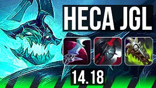 HECARIM vs GRAVES JGL  1315 Legendary 600 games  NA Master  1418 [upl. by Gilletta]