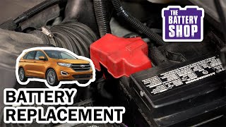 Ford Edge 20152018  New Battery Install [upl. by Lerim409]