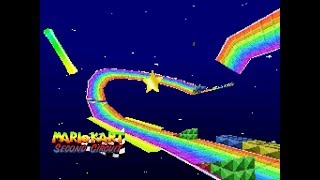 New Rainbow Road with a Better Minimap and Updated Music [upl. by Nadine90]