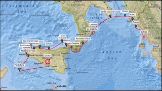 Segeltörn von Griechenland Lefkas nach Sizilien [upl. by Aidni72]