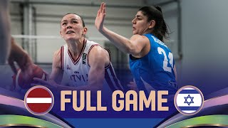 Latvia v Israel  Full Basketball Game  FIBA Womens EuroBasket 2025 Qualifiers [upl. by Leora]