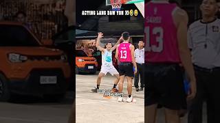 👀🤣😂Ginaya ni lodi Acting lang daw 🤣 basketball highlights defender trending viral reels [upl. by Yuma]