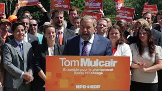 Tom Mulcair Campaigning [upl. by Eirrab]