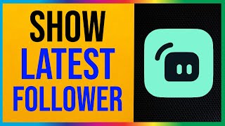 Streamlabs OBS  How to Show Latest Follower 2024 [upl. by Llednyl]