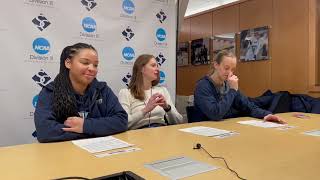 NCAA Womens Basketball Press Conference Trinity v WiscWhitewater [upl. by Aiuqat]