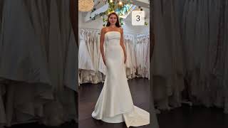 Our Top 6 Fitted Wedding Dresses  weddingdress [upl. by Acnaiv]