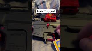 Hair Trigger with Polarstar F2airsoft airsoft speedsoft speedqb airsoftguns [upl. by Jakoba]