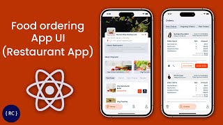 Food Ordering App UI in React Native  Restaurant App [upl. by Azral]