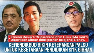 SK KESETARAAN SMK GIBRAN DARI KEMENDIKBUD ASPAL❗SYARAT MASUK UTS Insearch HARUS LULUS SMA BRO 🆘📌 [upl. by Nilhtac]