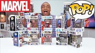 MARVEL FUNKO POPS UNBOXINGS Funko Weekend [upl. by Yedsnil220]