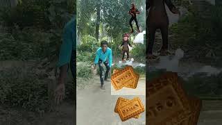 ParleG to SpiderMan frog Gorilla tomato ko Sita shorts [upl. by Ltsyrk]