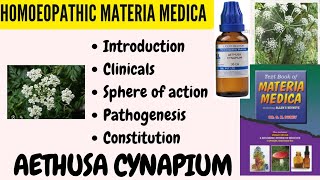 Aethusa CynapiumPart 1Introduction to constitutionSK Dubey decodesHOMOEOPATHIC MATERIA MEDICA🪴🎋 [upl. by Ahsemit]