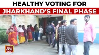 Phase 2 Jharkhand Elections Healthy Voting 6147 Voter Turnout 38 Seats In Play  India Today [upl. by Galen]