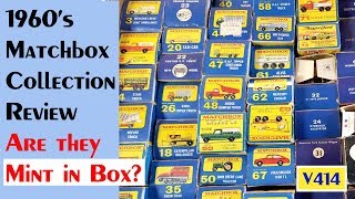 1960’s Matchbox Models in Boxes Review  How to Determine the Condtion [upl. by Eineeuq]