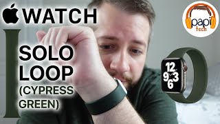 Apple Watch Solo Loop  Review Cypress Green [upl. by Kammerer]