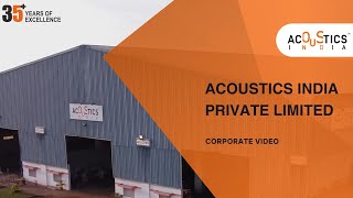 Acoustics India  Corporate Video [upl. by Ania458]