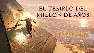 Assassins Creed Origins  El Templo del Millón de Años Letópolis [upl. by Ruenhcs]