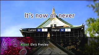 Its Now or Never  Elvis Presley Karaoke Version [upl. by Usanis]