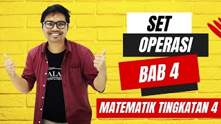 ULANGKAJI Matematik SPM KSSM Bab 4  Operasi Set Part 9  Tingkatan 4 [upl. by Hagi]