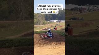 SUPERFAN is a MENACE 😂 crash motocross funny dirtbike racing fail moto 2stroke iphone [upl. by Treacy]