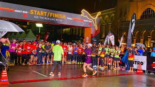 PUMA NITRO NIGHT RUN  PUTRAJAYA MALAYSIA  Amazing Race In Raining Night🇲🇾👍 [upl. by Banebrudge]