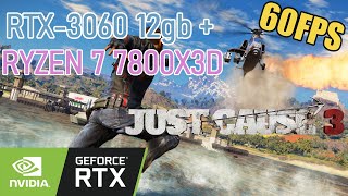 Just Cause 3  RTX3060 12gb  Ryzen 7 7800X3D  Ultra Settings  60fps [upl. by Jeramey557]