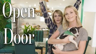 Inside Cara and Poppy Delevingnes JungleThemed Home  Open Door  Architectural Digest [upl. by Fezoj]