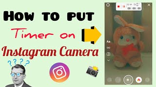 How to put timer on Instagram camera 2022  PAMELA JANE [upl. by Cowan886]