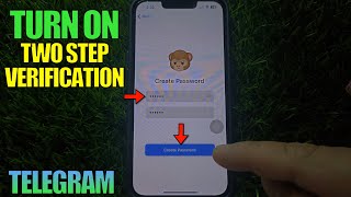 How to Turn ON two step verification on Telegram [upl. by Llerrem]