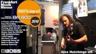 BR800 Part 1 Digital Recorder Musikmesse 2010 Booth Demo [upl. by Oringa205]