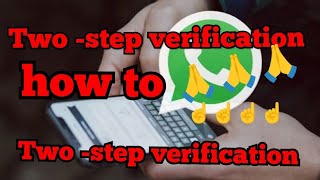 WhatsApp Two Step Verification on kaise kare 🙏🙏🙏👍 how to two step verification on🙏👍 [upl. by Hegarty]